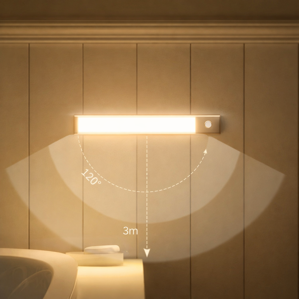 LjusVakt™ – Automatisk sensorlampa för trygghet och komfort