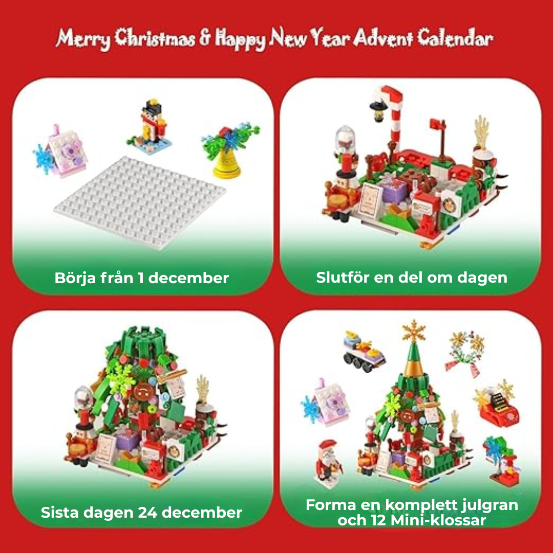 KlossBox™ – Julens nedräkning för små byggare