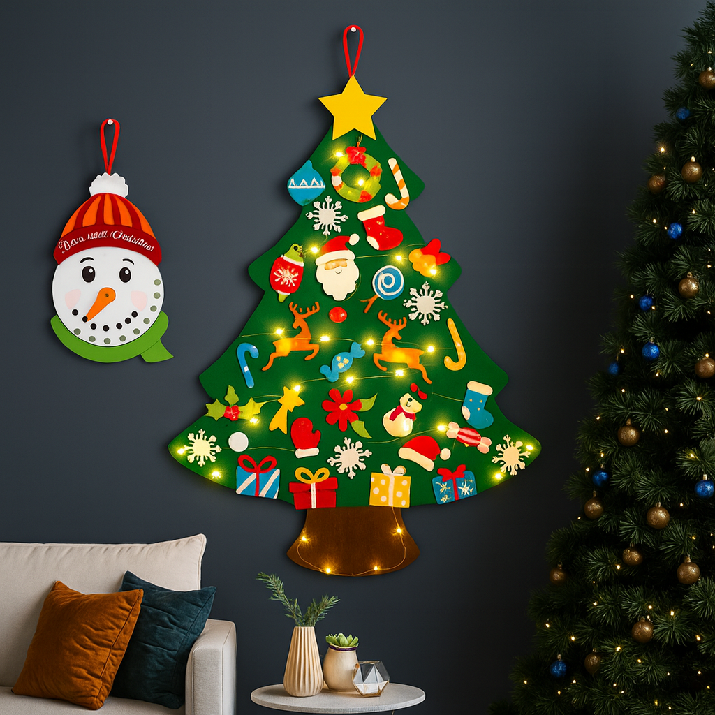 JulFilt™ – Den magiska filtgranen för små händer