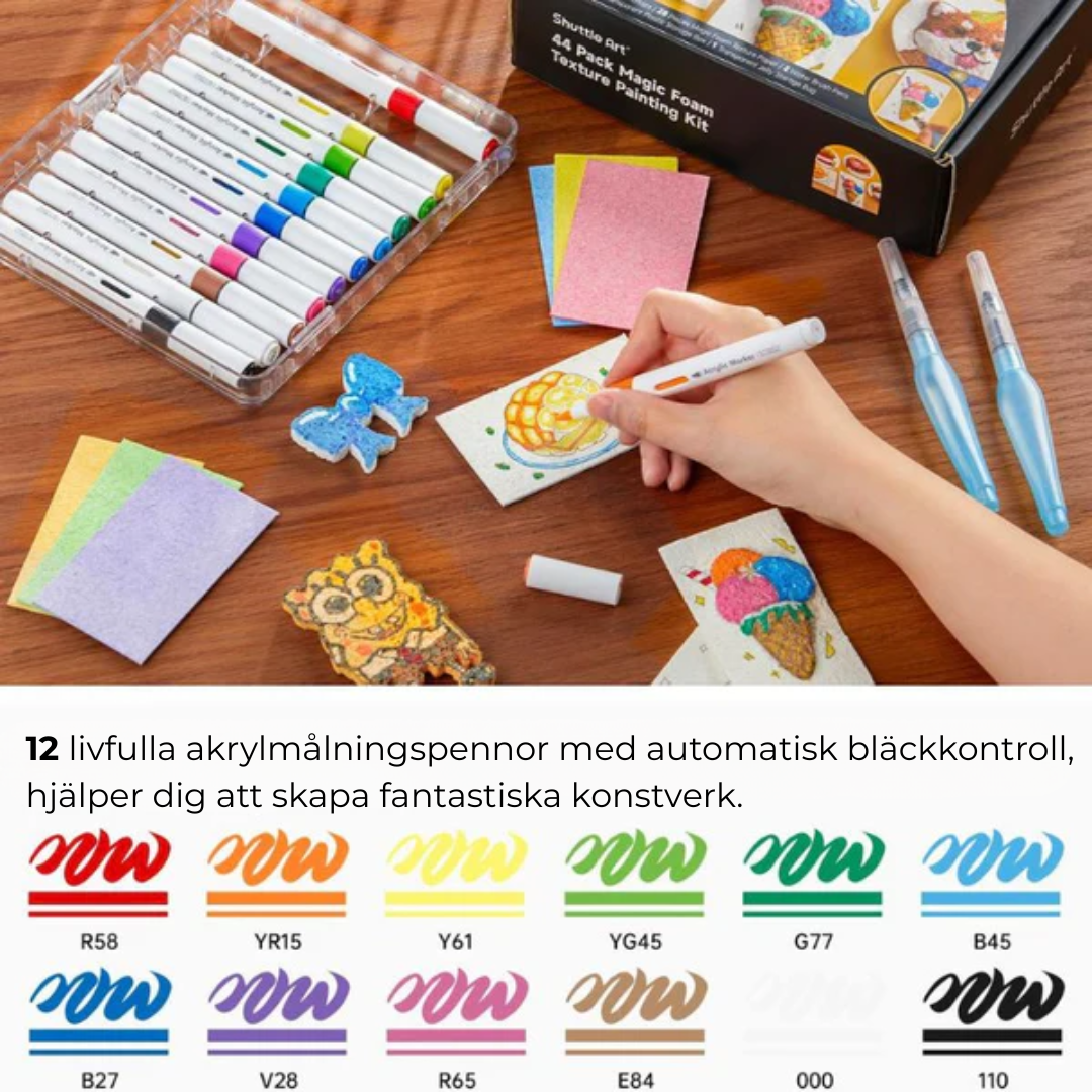 PuffFärg™ – 3D-magi för små konstnärer