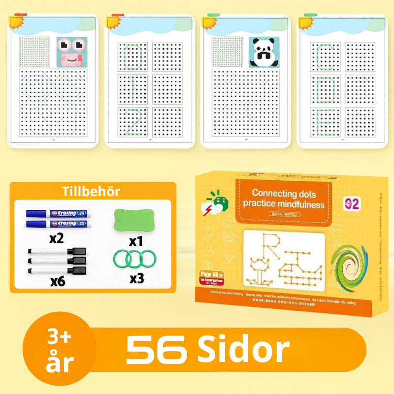 SkrivSmart™ – Återanvändningsbar skrivbok för nyfikna barn